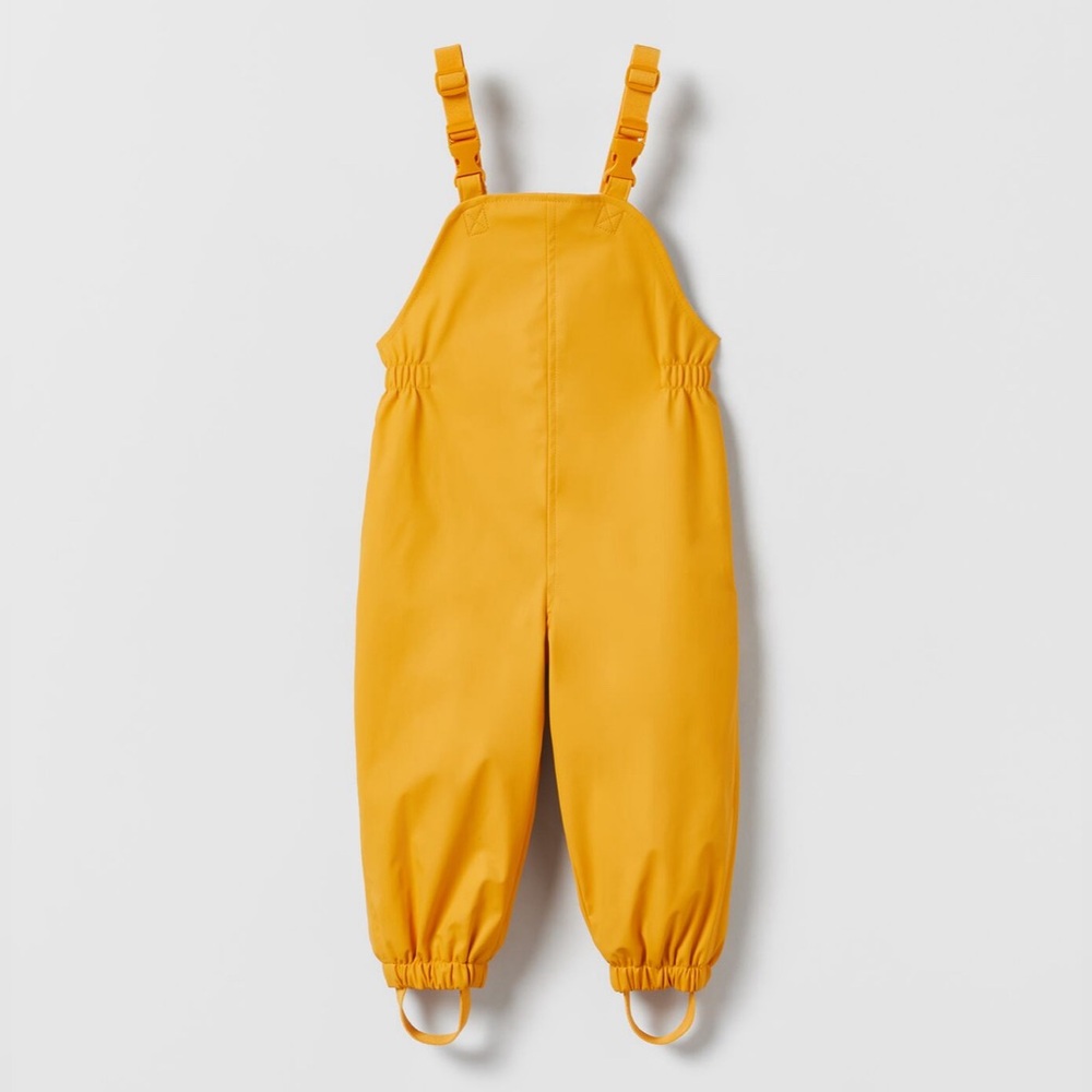 Zara Rubberized Rain Overalls Size 4-5T